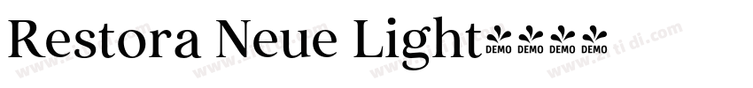 Restora Neue Light字体转换 Restora Neue Light字体转换